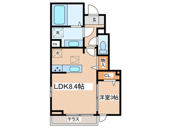 サフィール富士見台の物件間取画像